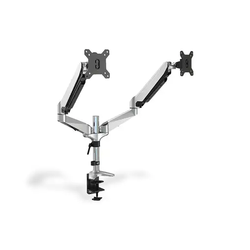 Digitus Soporte universal de mesa para monitor doble con resorte de gas