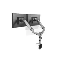 Digitus Soporte universal de mesa para monitor doble con resorte de gas