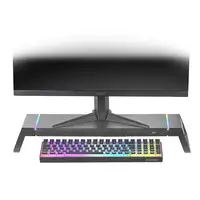Mars Gaming MGS-ONE Negro, Soporte Monitor RGB Chroma, Tamaño Ajustable, Soporte S