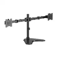 AISENS Soporte de Mesa Con Peana Eco Giratorio e Inclinable para Monitor/TV 20kg (