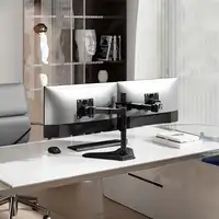 AISENS Soporte de Mesa Con Peana Eco Giratorio e Inclinable para Monitor/TV 20kg (