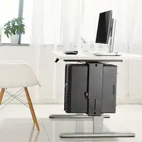 LogiLink EO0031 soporte de CPU Soporte de CPU para instalación en escritorio Negro