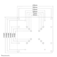 Neomounts FPMA-VESA200 Adaptador VESA 22-42"