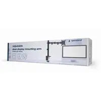 Gembird MA-D1-01 soporte para monitor 81,3 cm (32") Escritorio Negro