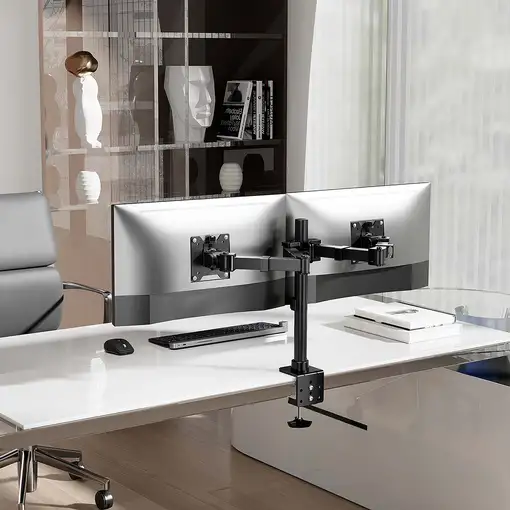 AISENS Soporte de Mesa Eco Giratorio e Inclinable para Monitor/TV 20kg (3 Pivotes,