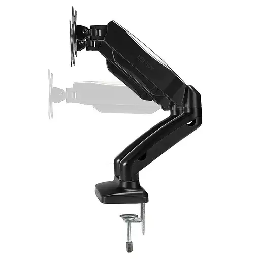 Lindy 40706 soporte para monitor 68,6 cm (27") Escritorio Negro