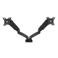 Lindy 40706 soporte para monitor 68,6 cm (27") Escritorio Negro