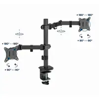 Gembird MA-D2-03 soporte para monitor 81,3 cm (32") Escritorio Negro
