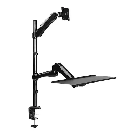 LogiLink BP0030 soporte para monitor 68,6 cm (27") Escritorio Negro