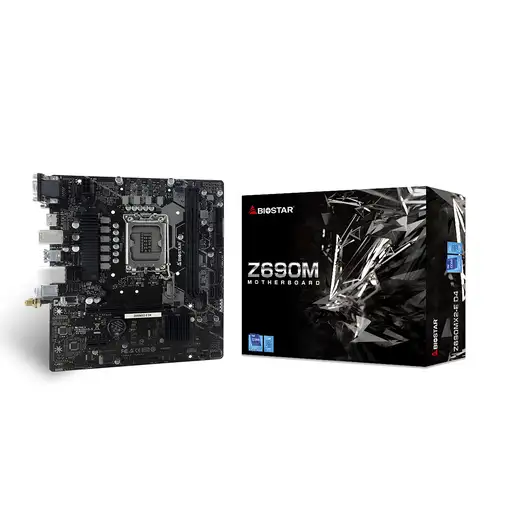Biostar Z690MX2-E D4 placa base Intel Z690 LGA 1700 micro ATX