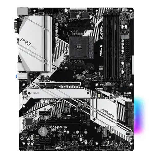 Asrock B550 Pro4 AMD B550 Zócalo AM4 ATX