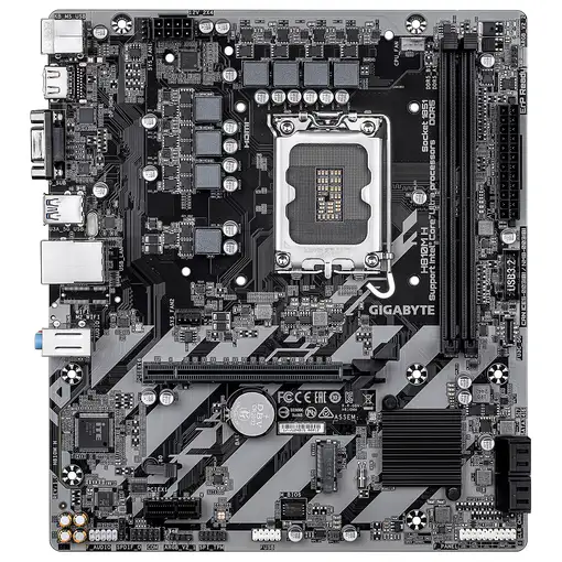 GIGABYTE H810M H Placa base - Procesadores Intel Core Ultra (Serie 2), VRM de 4+1+