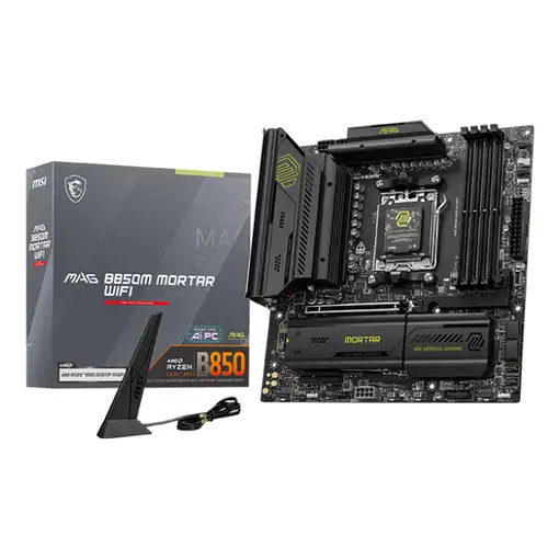 MSI MAG B850M MORTAR WIFI placa base AMD B850 Zócalo AM5 micro ATX