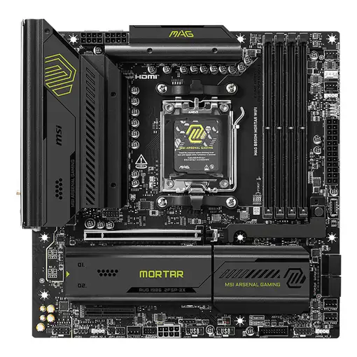 MSI MAG B850M MORTAR WIFI placa base AMD B850 Zócalo AM5 micro ATX