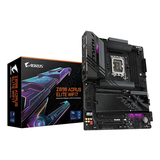 GIGABYTE Placa base Z890 AORUS ELITE WIFI7 - Compatible con CPUs Intel Core Ultra
