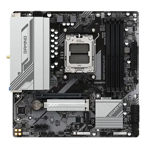 GIGABYTE B650M GAMING PLUS WIFI Placa base - Procesadores AMD Ryzen 9000, VRM de 5