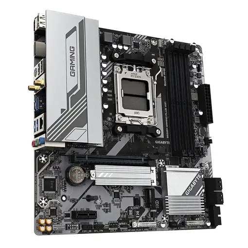 GIGABYTE B650M GAMING PLUS WIFI Placa base - Procesadores AMD Ryzen 9000, VRM de 5