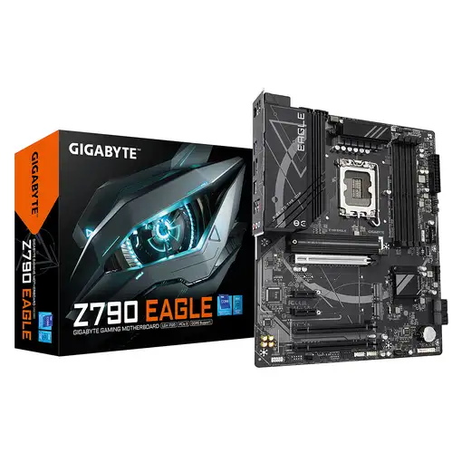 GIGABYTE Z790 EAGLE Placa base - Soporta CPUs Intel Core de 14ª generación, VRM de