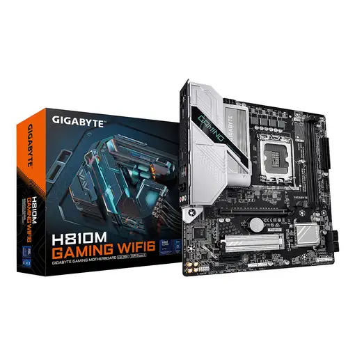 GIGABYTE H810M GAMING WIFI6 Placa base - Procesadores Intel Core Ultra (Serie 2),