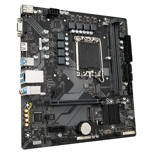 GIGABYTE B760M H DDR4 Placa base - Soporta CPUs Intel Core de 14ª generación, VRM