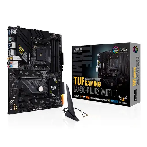 ASUS TUF GAMING B550-PLUS WIFI II AMD B550 Zócalo AM4 ATX