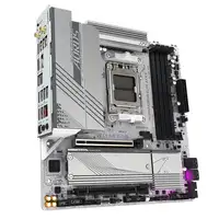 GIGABYTE B650M AORUS ELITE AX ICE Placa base - AMD Ryzen serie 9000, VRM de 12+2+2