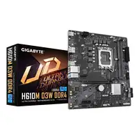 GIGABYTE H610M D3W DDR4 Placa base - Compatible con procesadores Intel Core de 14ª