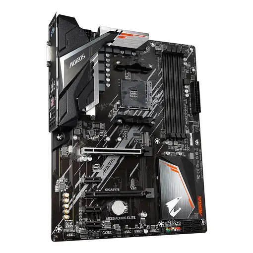 GIGABYTE Placa base A520 AORUS ELITE - Compatible con procesadores AMD Ryzen serie