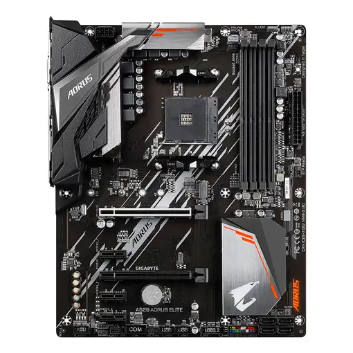 GIGABYTE Placa base A520 AORUS ELITE - Compatible con procesadores AMD Ryzen serie