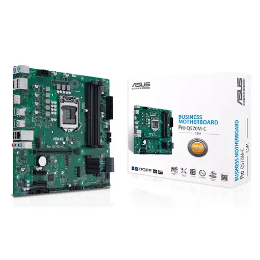 ASUS PRO Q570M-C/CSM Intel Q570 LGA 1200 (Socket H5) micro ATX