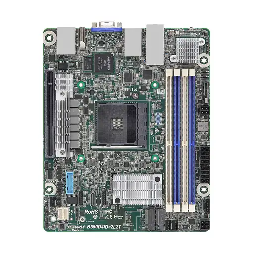 Asrock B550D4ID-2L2T placa base AMD B550 Zócalo AM4 mini ITX