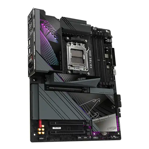 GIGABYTE X870E AORUS MASTER Placa Base - Compatible con CPUs AMD Ryzen 9000, 16+2+