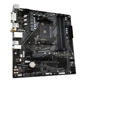 GIGABYTE A520M DS3H AC Placa Base - Procesadores AMD Ryzen Serie 5000, VRM de 5+3