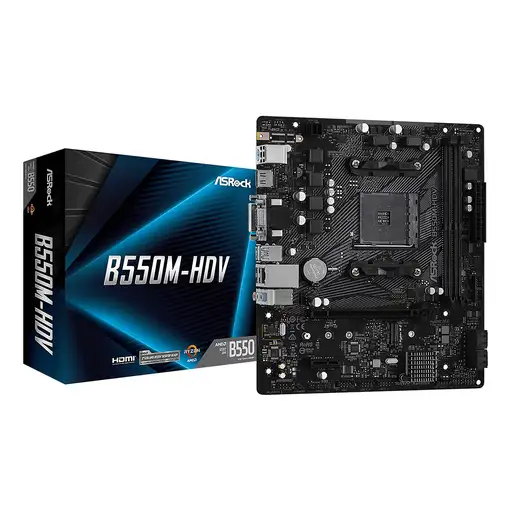 Asrock B550M-HDV AMD B550 Zócalo AM4 micro ATX