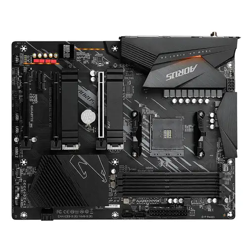 GIGABYTE B550 AORUS ELITE AX V2 Placa base - Procesadores AMD Ryzen 5000, VRM de 1