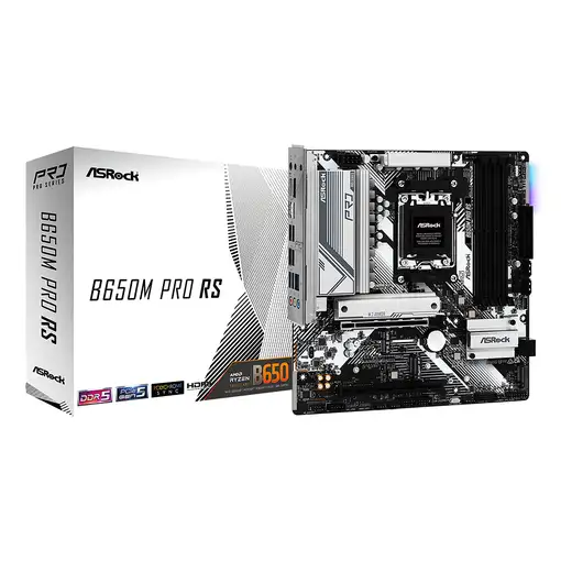 Asrock B650M Pro RS AMD B650 Zócalo AM5 micro ATX