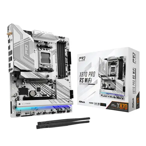 Asrock X870 Pro RS WiFi AMD X870 Zócalo AM5 ATX