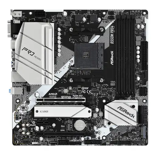 Asrock B550M Pro4 AMD B550 Zócalo AM4 micro ATX