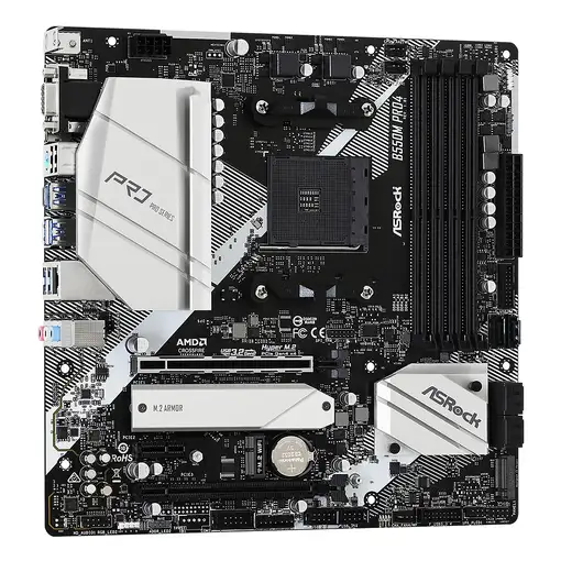 Asrock B550M Pro4 AMD B550 Zócalo AM4 micro ATX