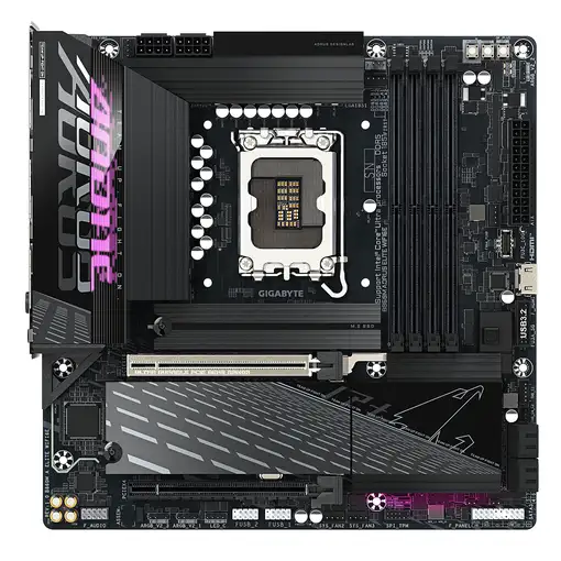 GIGABYTE B860M AORUS ELITE WIFI6E Placa base - CPUs Intel Core Ultra, VRM de 12+1+