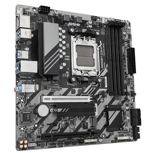 GIGABYTE B850M D3HP Placa Base - Procesadores AMD Ryzen Serie 9000, 5+2+2 fases VR
