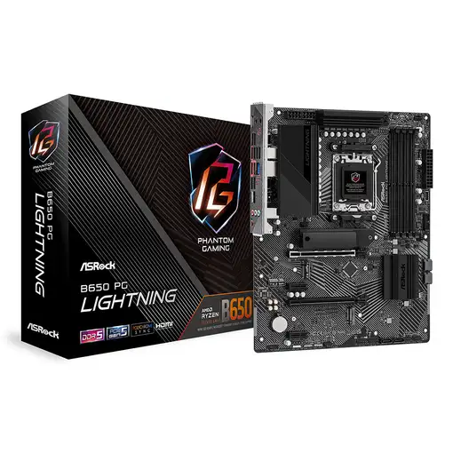 Asrock B650 PG Lightning AMD B650 Zócalo AM5 ATX