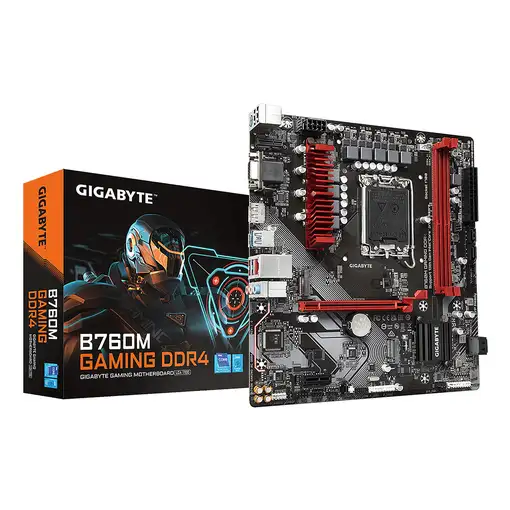 GIGABYTE B760M GAMING DDR4 Placa base - Soporta CPUs Intel Core de 14ª generación,