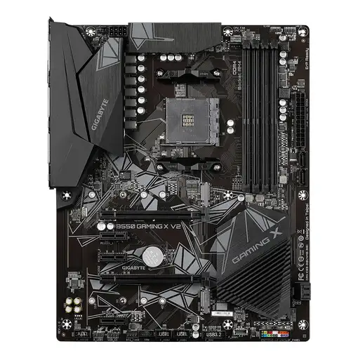GIGABYTE B550 Gaming X V2 Placa base - Procesadores AMD Ryzen 5000, VRM de 10+3 fa