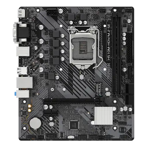 Asrock H510M-HDV/M.2 SE Intel H470 LGA 1200 (Socket H5) micro ATX