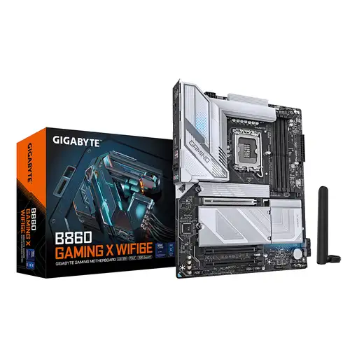 GIGABYTE B860 GAMING X WIFI6E Placa base - CPUs Intel Core Ultra, VRM de 12+1+2+1