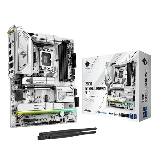 Asrock Z890 Steel Legend WiFi Intel Z890 LGA 1851 (Socket V1) ATX