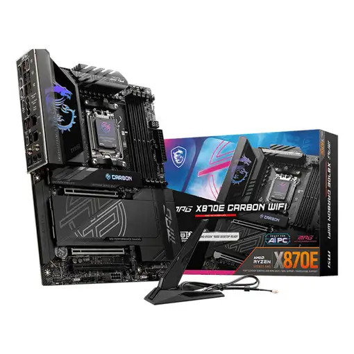 MSI MPG X870E CARBON WIFI placa base AMD X870E Zócalo AM5 ATX