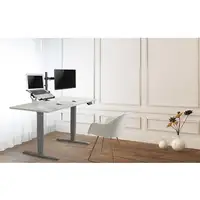 Equip Soporte de escritorio articulado de doble brazo para monitor portátil de 13"