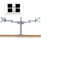 Lindy 40697 soporte para monitor Escritorio Plata